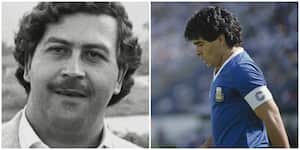 Pablo Escobar y Diego Maradona