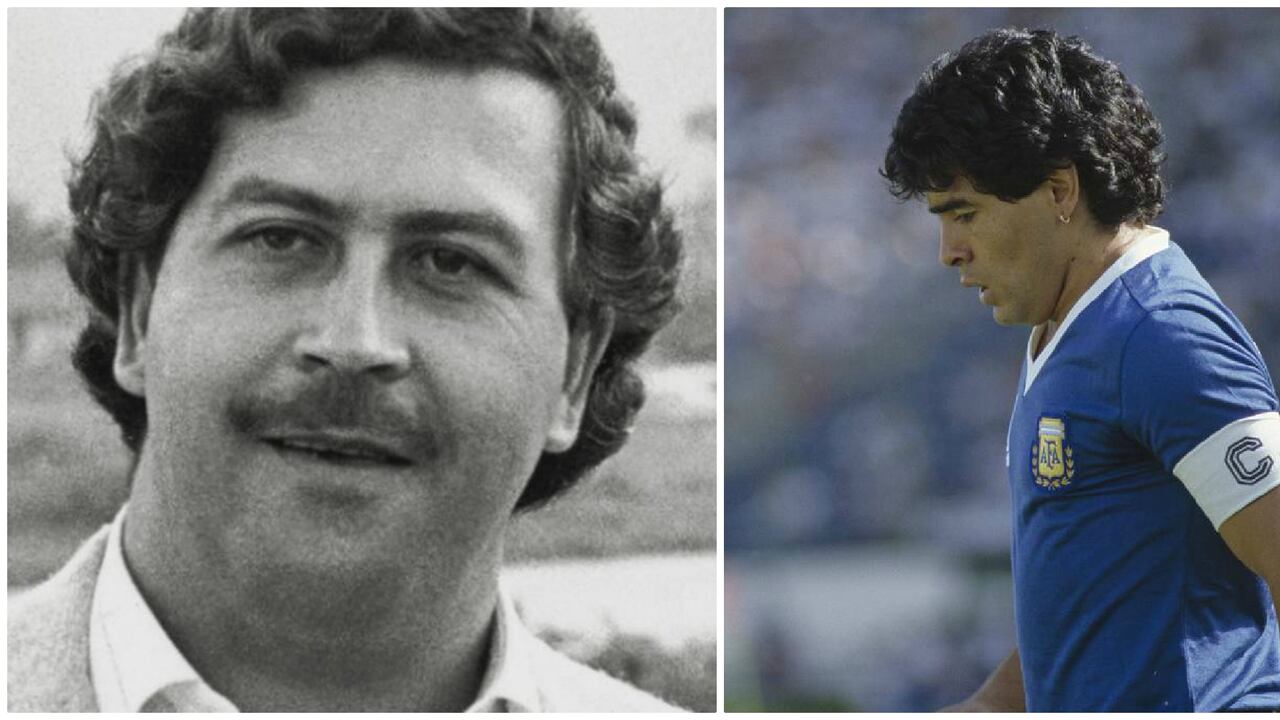Pablo Escobar y Diego Maradona