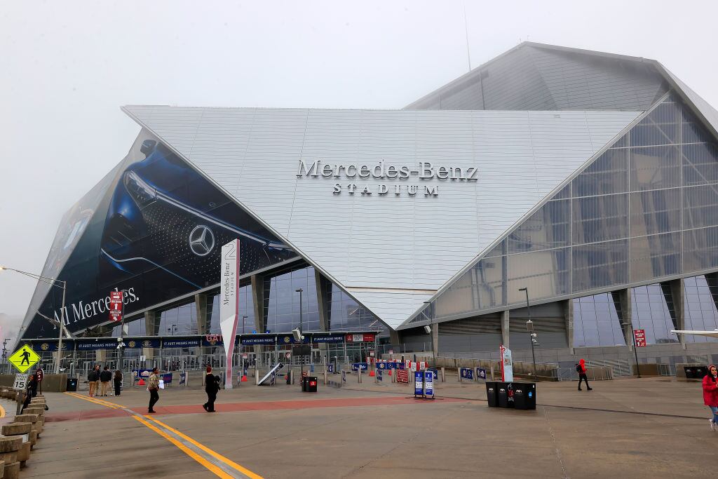 Mercedes Benz Stadium.