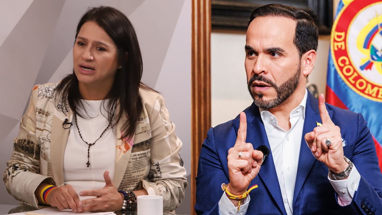 Paola Holguín y Abelardo de la Espriella.