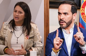 Paola Holguín y Abelardo de la Espriella