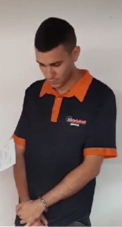 Este hombre fue capturado en el barrio Centro.