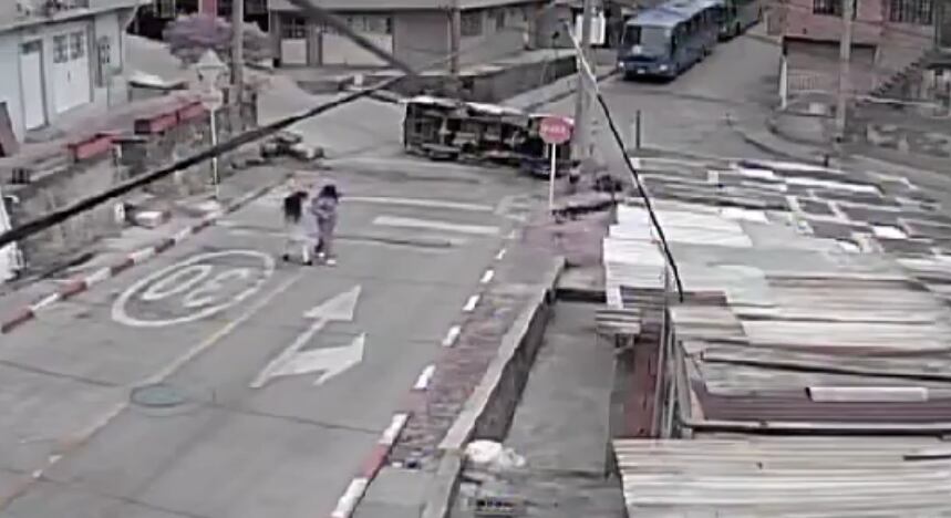 El accidente ocurrió en el barrio Perdomo de Ciudad Bolívar.