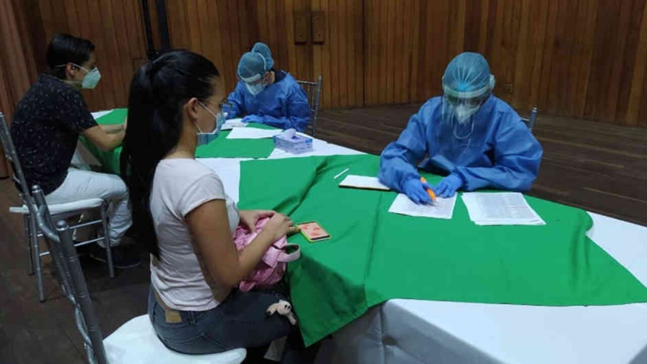 Se realizaron 210 pruebas de coronavirus a alumnos de diferentes regiones.
