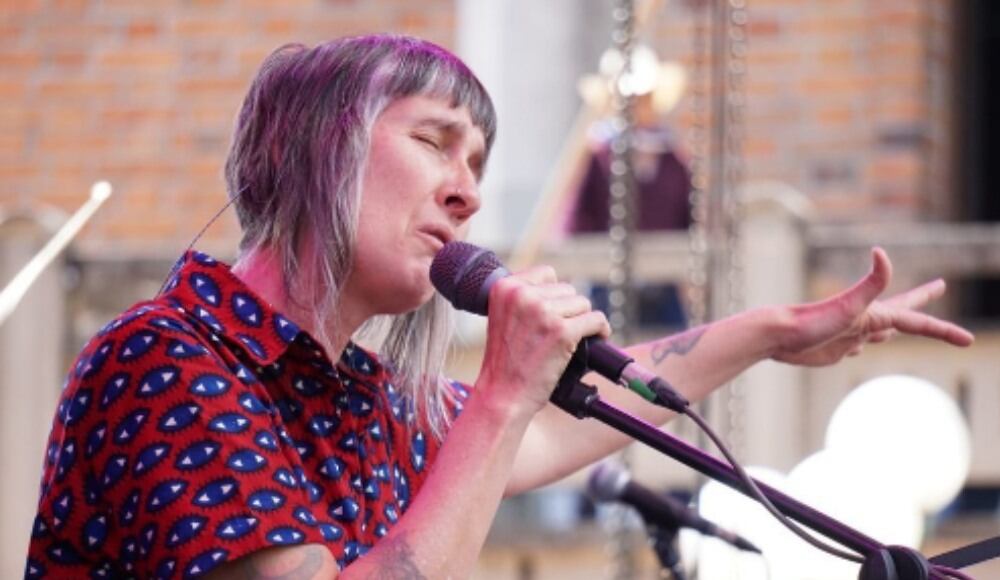 La cantante presentó su tercer disco como solista.