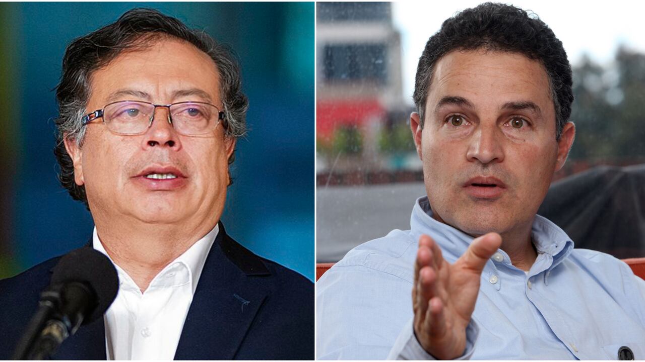 Presidente Gustavo Petro y Aníbal Gaviria