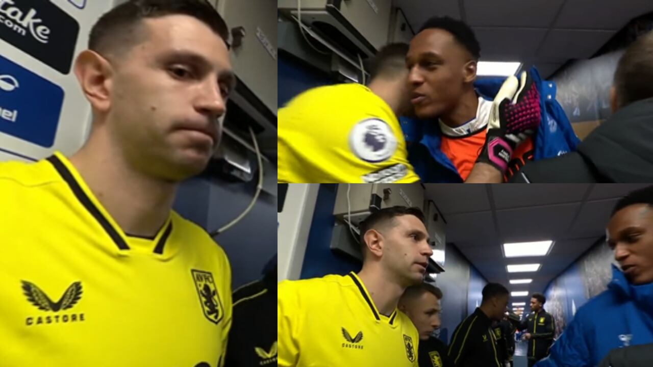 Emiliano 'Dibu' Martínez y Yerry Mina.