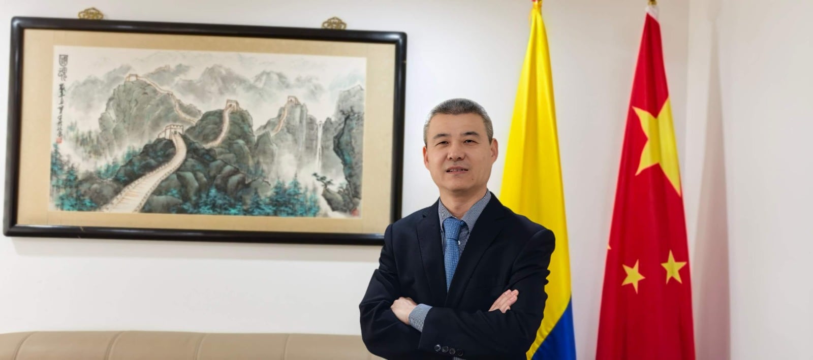 Gao Jinbao, consejero económico y comercial de la Embajada de China en Colombia.
