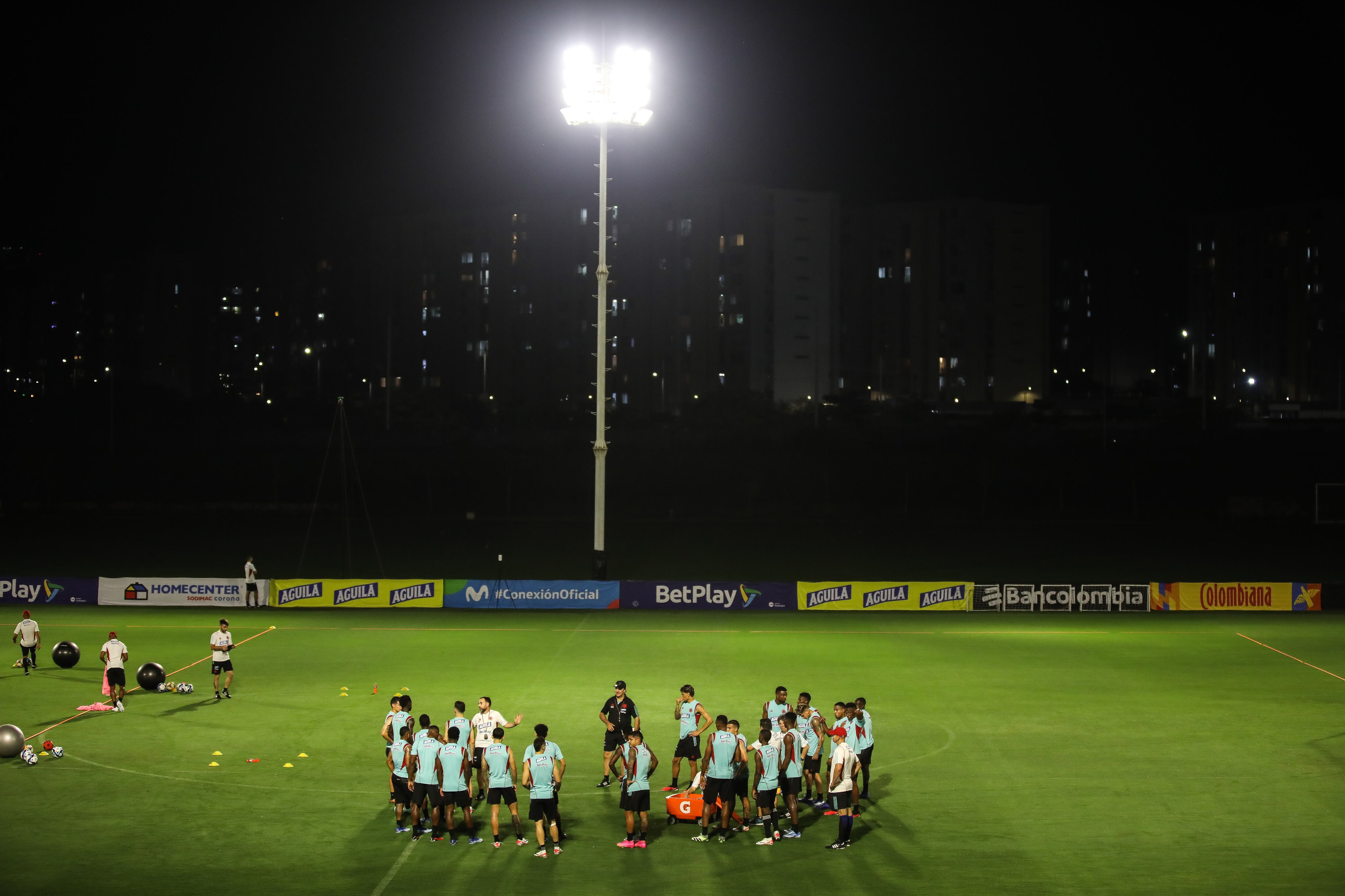 Entrenamiento selección Colombia