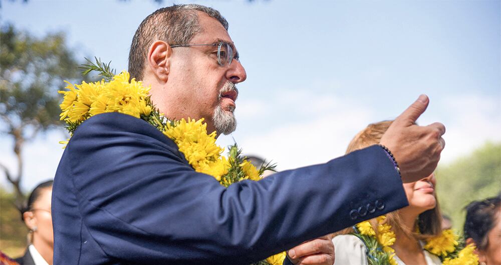 Bernardo Arévalo, presidente de Guatemala.