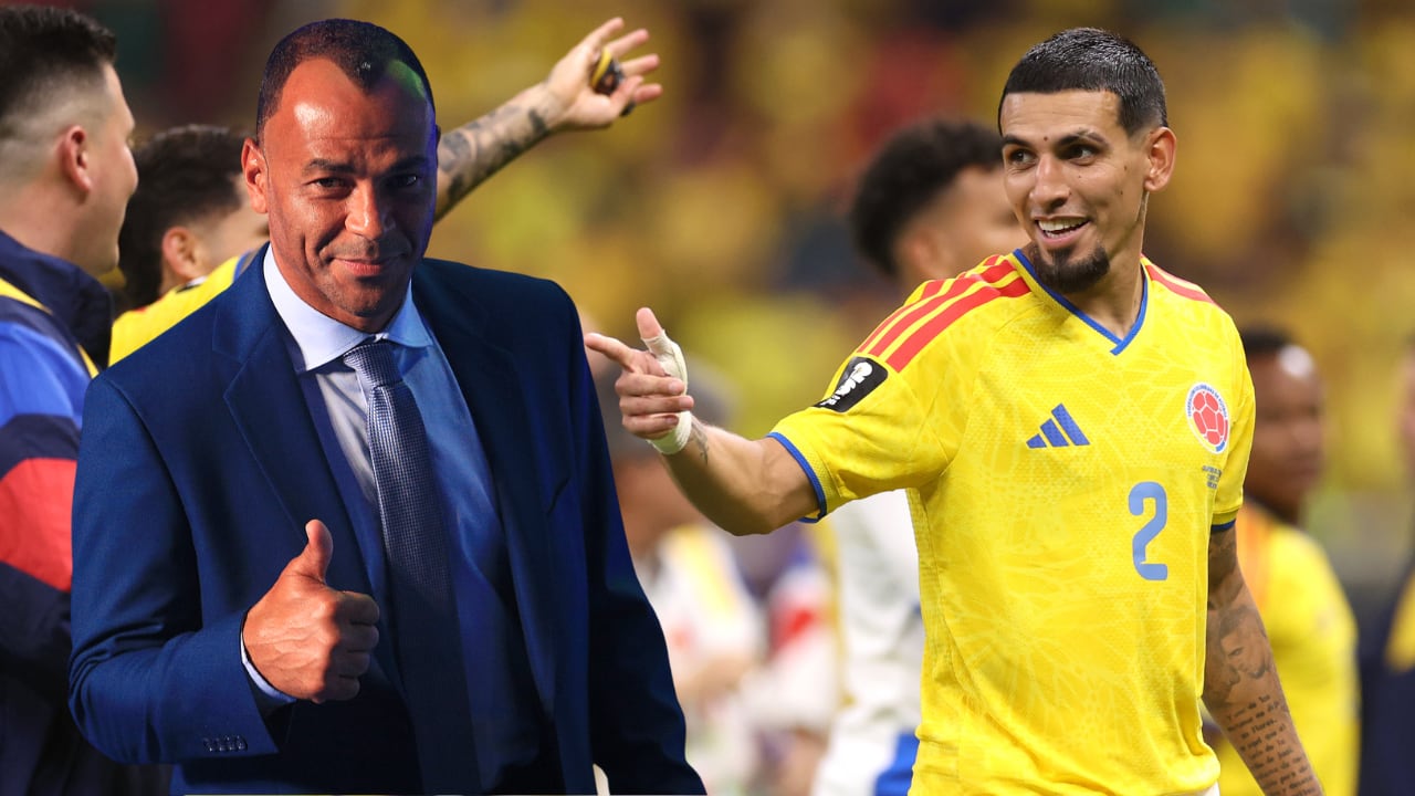 Cafú y Daniel Muñoz. El histórico de Brasil habló de su gusto por el actual lateral de Colombia