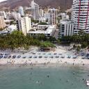 Turistas en El Rodadero
Santa Marta enero 8 del 2021
Foto : Guillermo Torres Reina / Semana