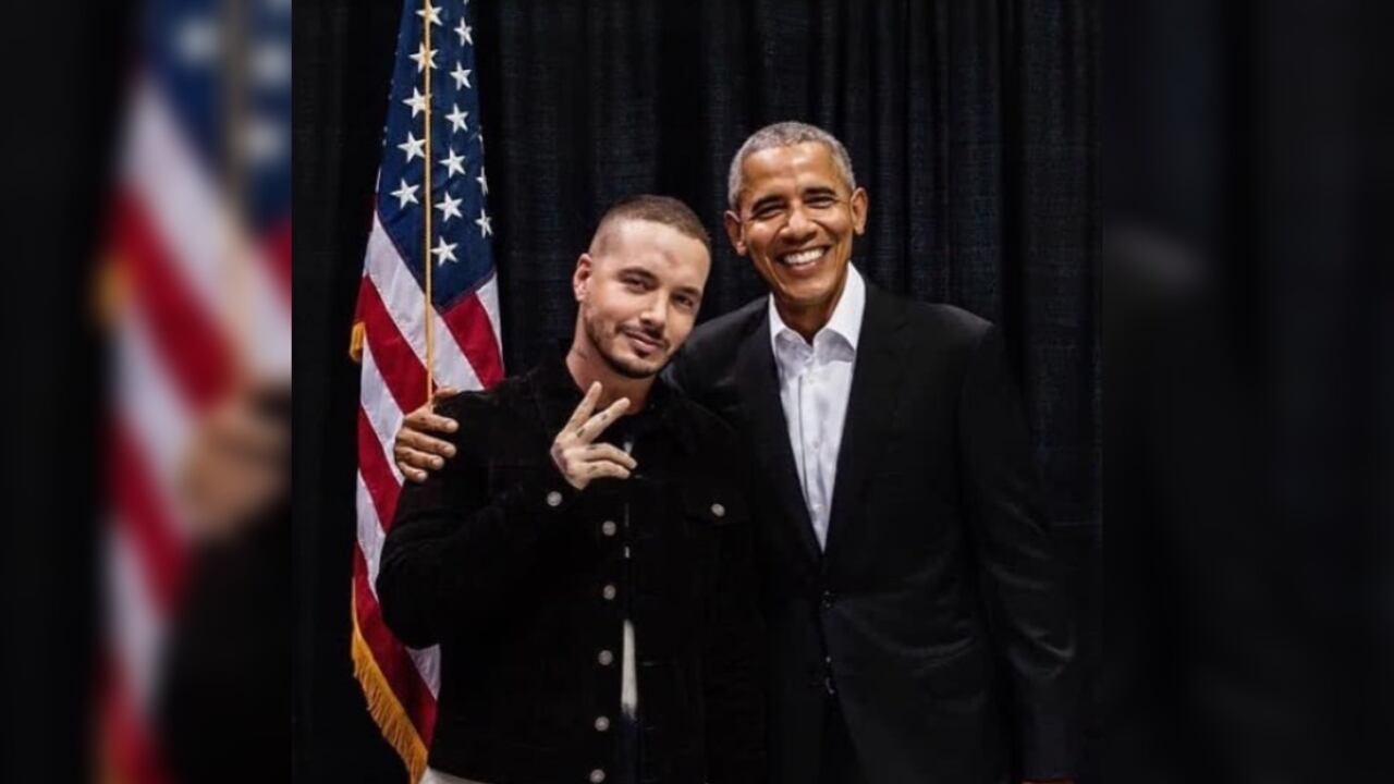J Balvin y Barack Obama