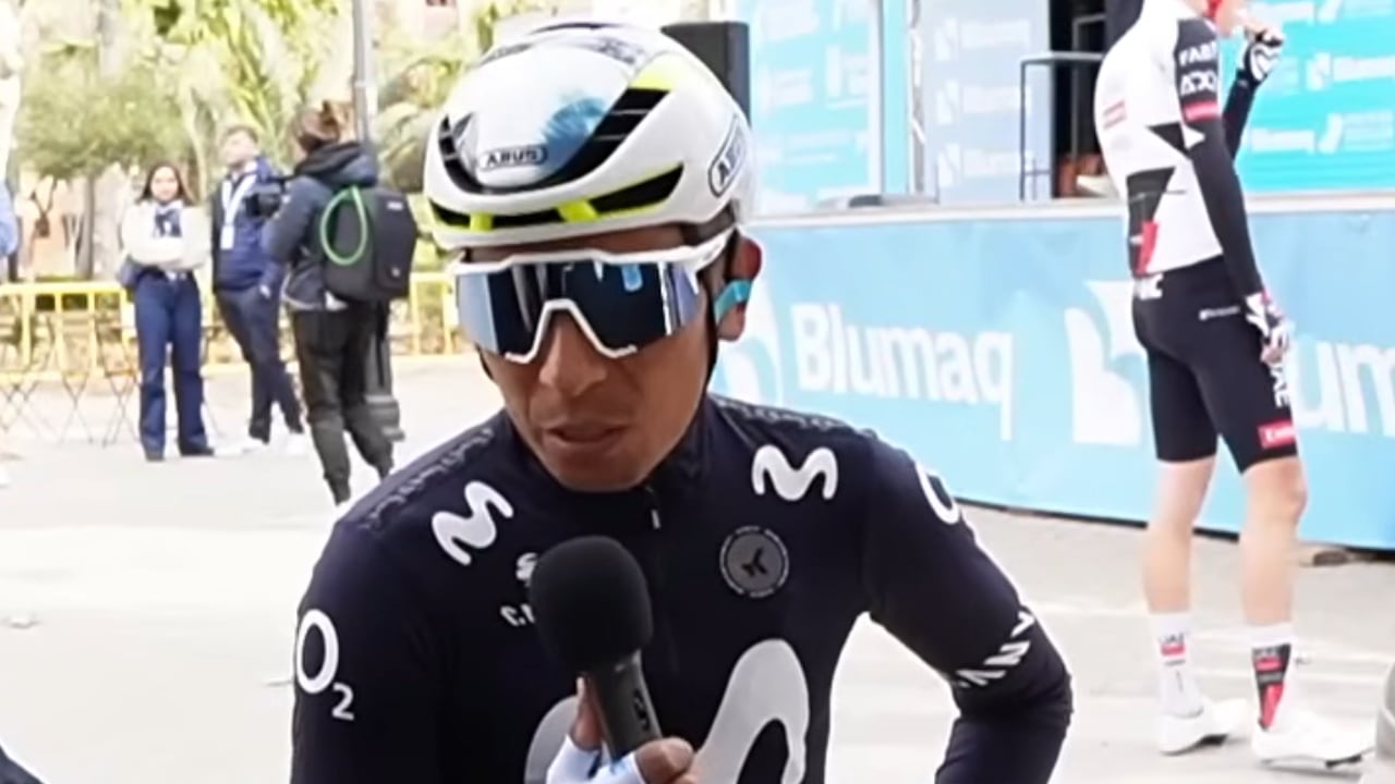 Nairo Quintana está contento por lo visto de Diego Pescador en el arranque de la temporada.