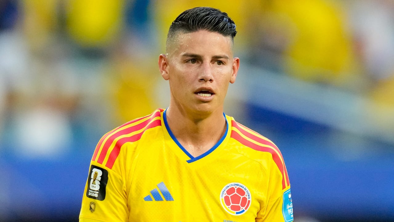 James Rodríguez, capitán de la Selección Colombia.