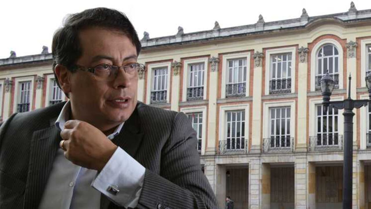 El alcalde Petro dejará el Palacio Liévano el 31 de diciembre.
