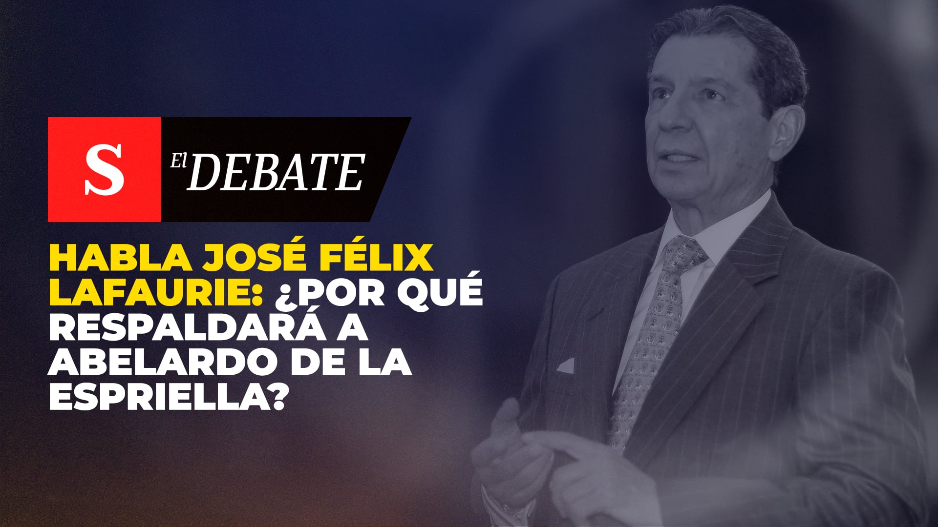 Habla José Félix Lafaurie: ¿por qué respaldará a Abelardo de la Espriella?