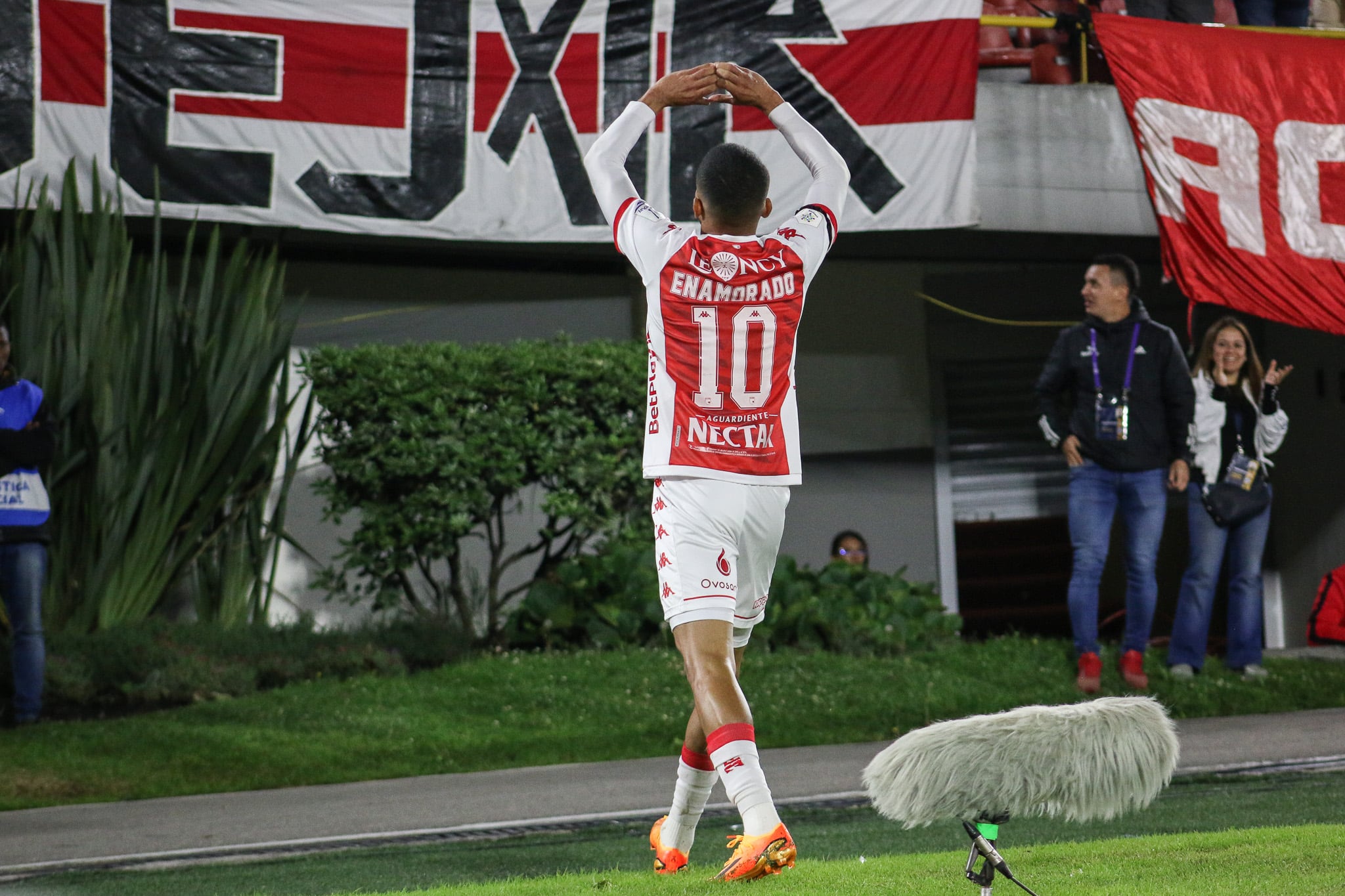 Enamorado marcó el sábado en la goleada sobre Bucaramanga