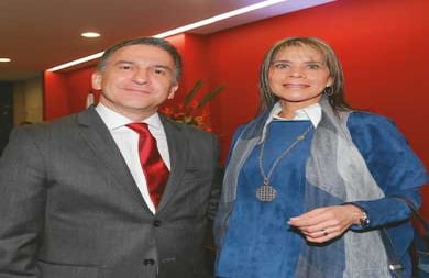 Rodrigo Quintero e Ingrid Restrepo.