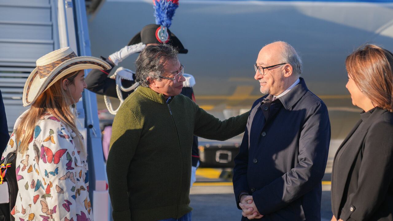 El presidente Gustavo Petro llegó a Roma.
