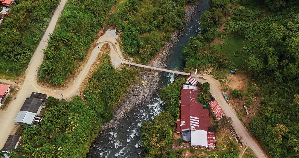 Frontera de Colombia con Ecuador.