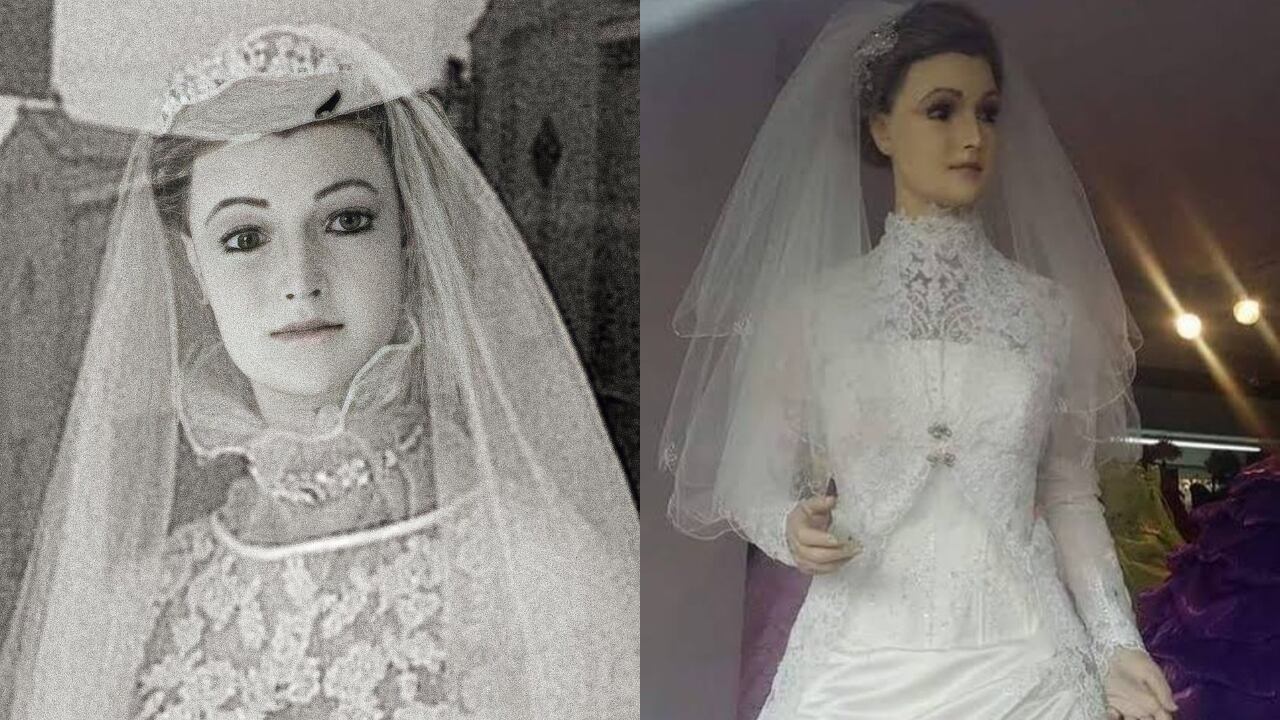 La Pascualita es un maniquí que supuestamente fue hecho con el cadáver de una mujer.
