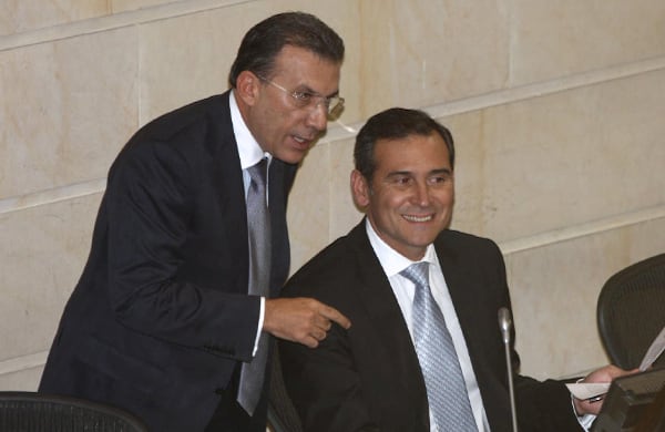 El reelevo. Roy Barreras y Juan Manuel Corzo.