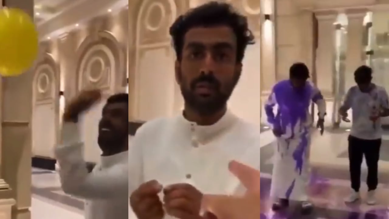 Los hombres quedaron sorprendidos ante lo que pudo ser un insulto para ellos.