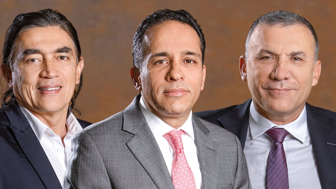 Gustavo Bolívar, Alexander López y Roy Barreras.