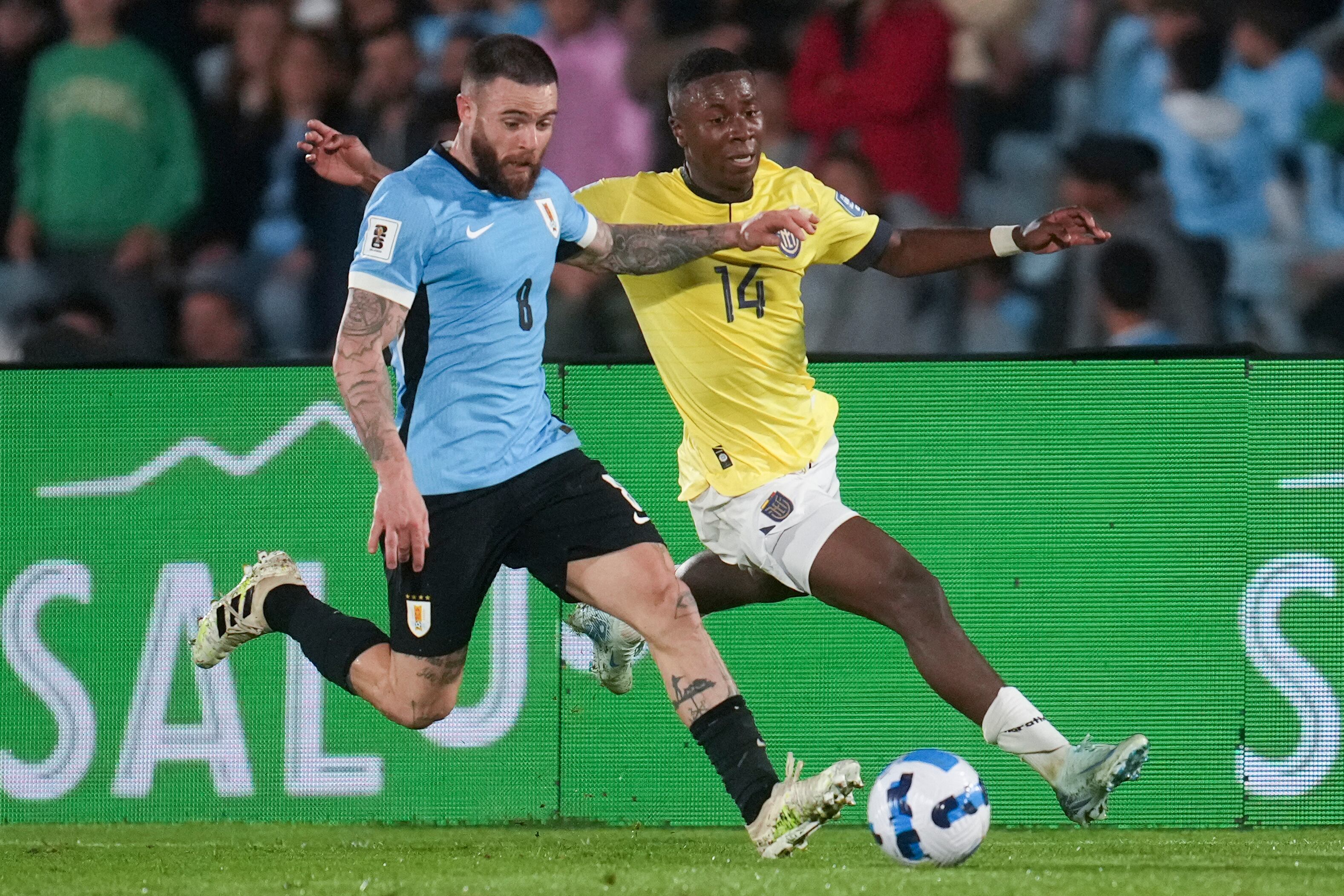 Uruguay no puede ante Ecuador y sigue sin ganar
