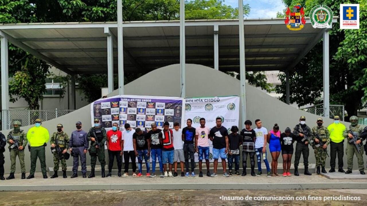 Presuntos integrantes del grupo delincuencial de Los Mexicanos.