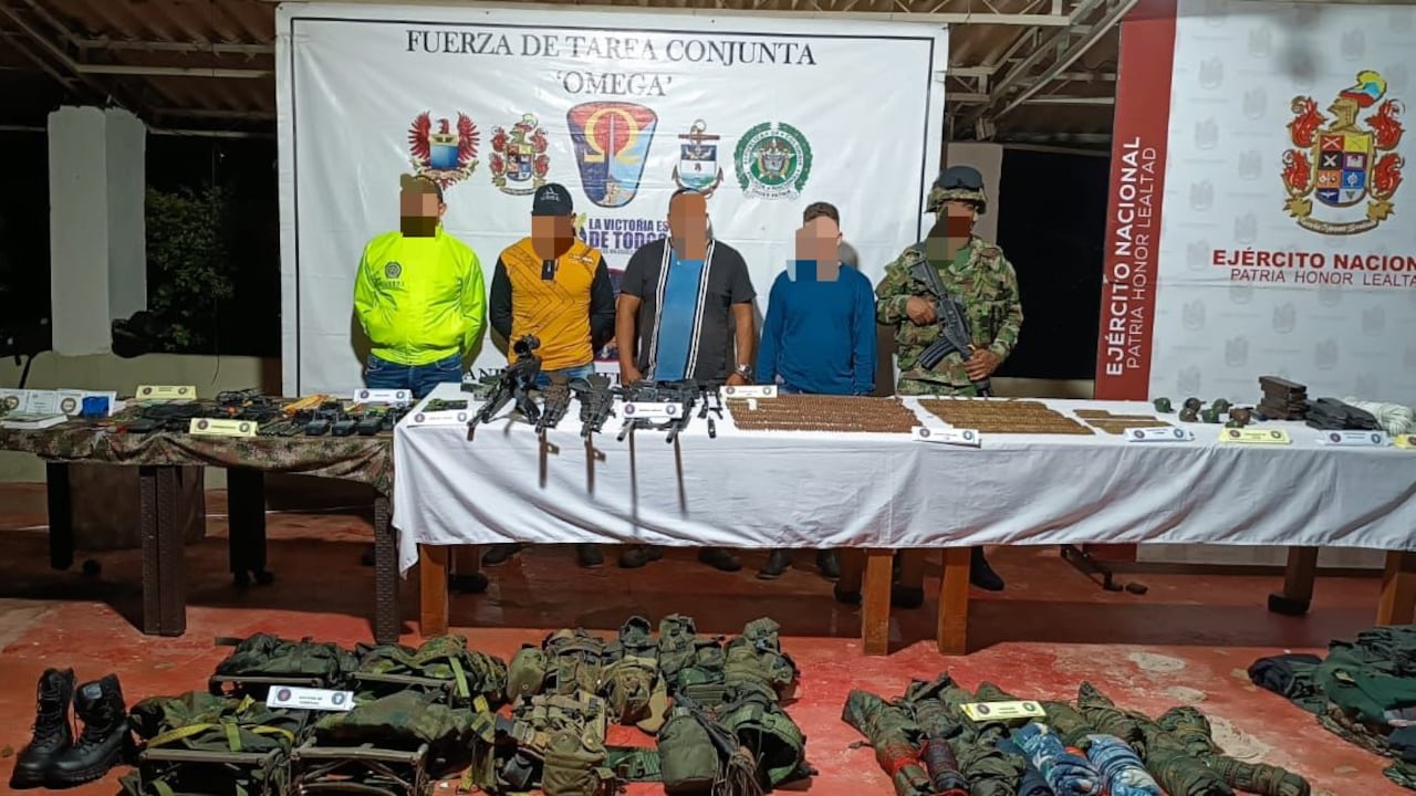 Varios hombres fueron capturados por las Fuerzas Militares por pertenecer, al parecer, a las disidencias de las Farc.