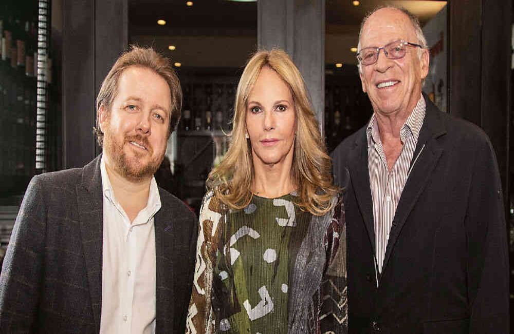 Juan Esteban Constaín, Gina Benedetti y Enrique Santos.