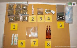 La Fiscalía desarticuló una red de traficantes en el sur de Bogotá. Tenían en su poder Fentanilo.