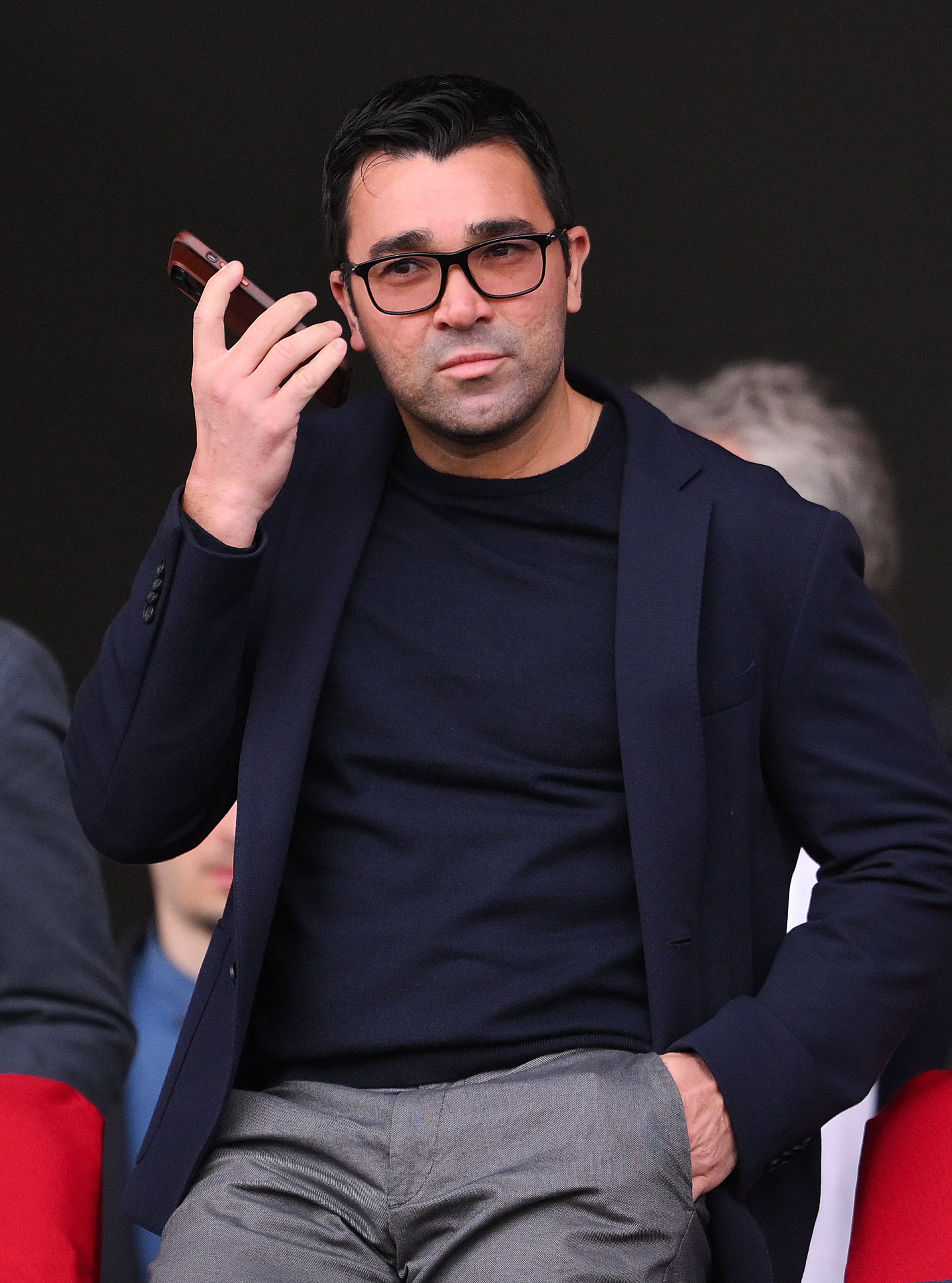 BARCELONA, SPAIN - MAY 19: FC Barcelona Sports Director Deco looks on from the stand during the LaLiga EA Sports match between FC Barcelona and Rayo Vallecano at Estadi Olimpic Lluis Companys on May 19, 2024 in Barcelona, Spain. (Photo by David Ramos/Getty Images) (Photo by David Ramos / GETTY IMAGES EUROPE / Getty Images via AFP)