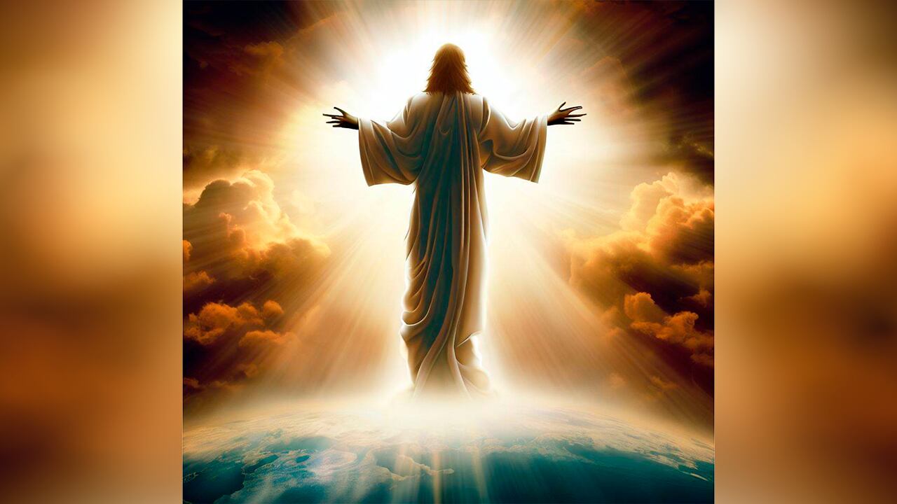 Ilustración sobre la segunda venida de Cristo a la Tierra.