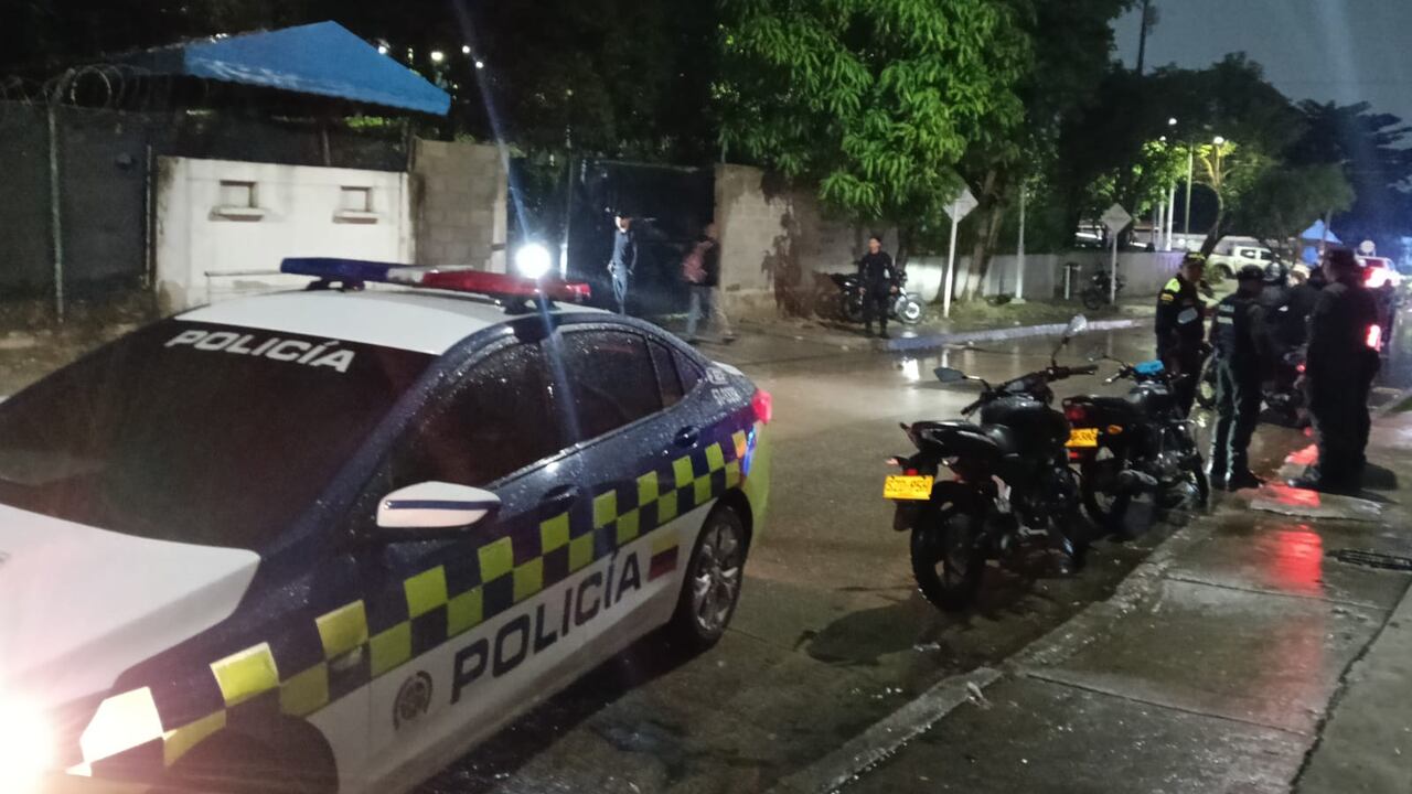 En este sitio se registró el ataque con explosivos.