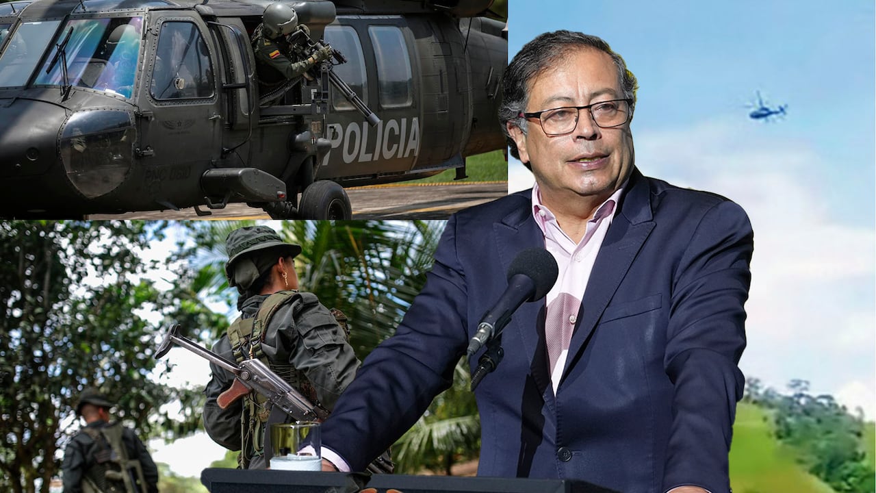 Gustavo Petro, helicóptero derribado en Antioquia y disidencias de las Farc
