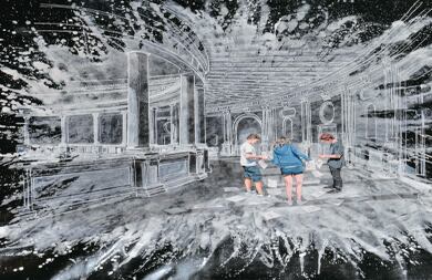 Barcú: Los Arquetipos, esta obra del artista argentino Claudio Gallina hace parte de la galería mexicana Alfredo Ginocchio, que se presentará en uno de los espacios de la feria.