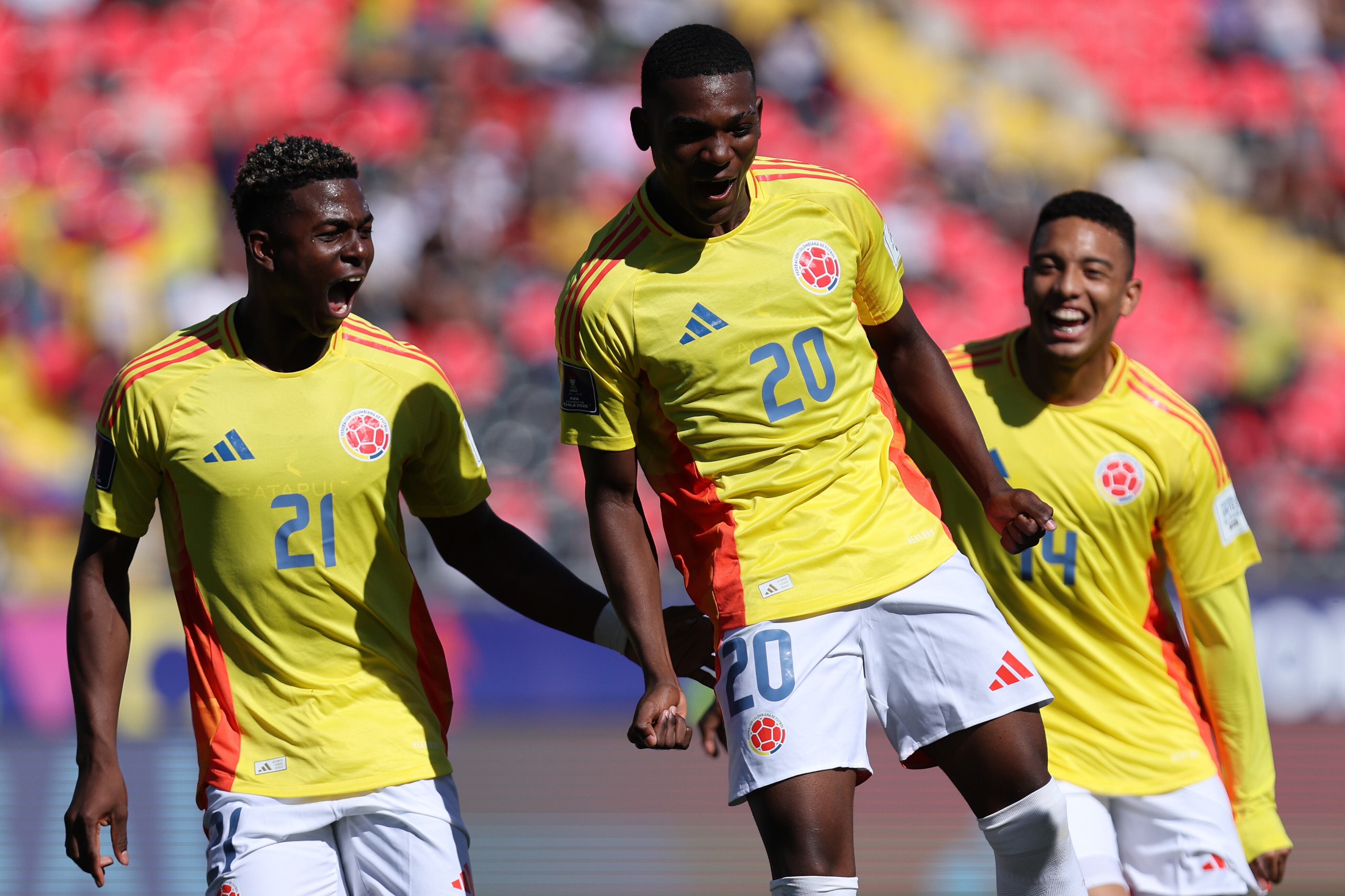 Selección Colombia Sub-20 avanzó a los cuartos de final tras vencer a Sudáfrica.