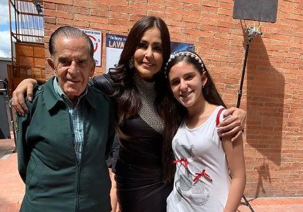 Ana María es su hija menor, quien nació cuando el tenía más de 70 años