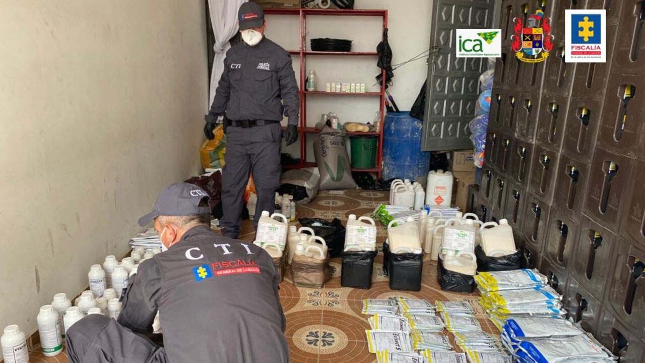 La Fiscalía puso en avidencia agroquímicos falsos. Sustancias venenosas y altamente tóxicas que destruían cosechas, alteraban los alimentos.