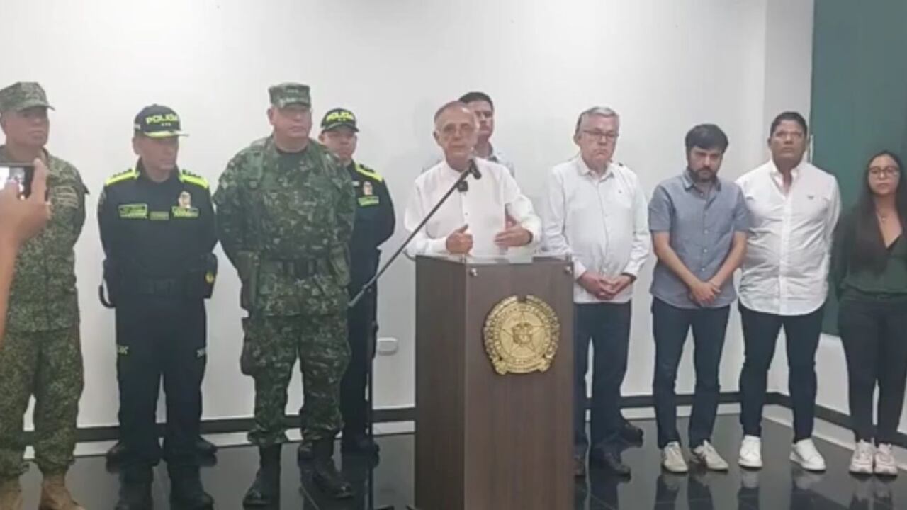 Consejo de seguridad en Barranquilla para combatir la criminalidad.