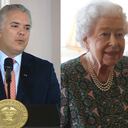 Iván Duque y la Reina Isabel II