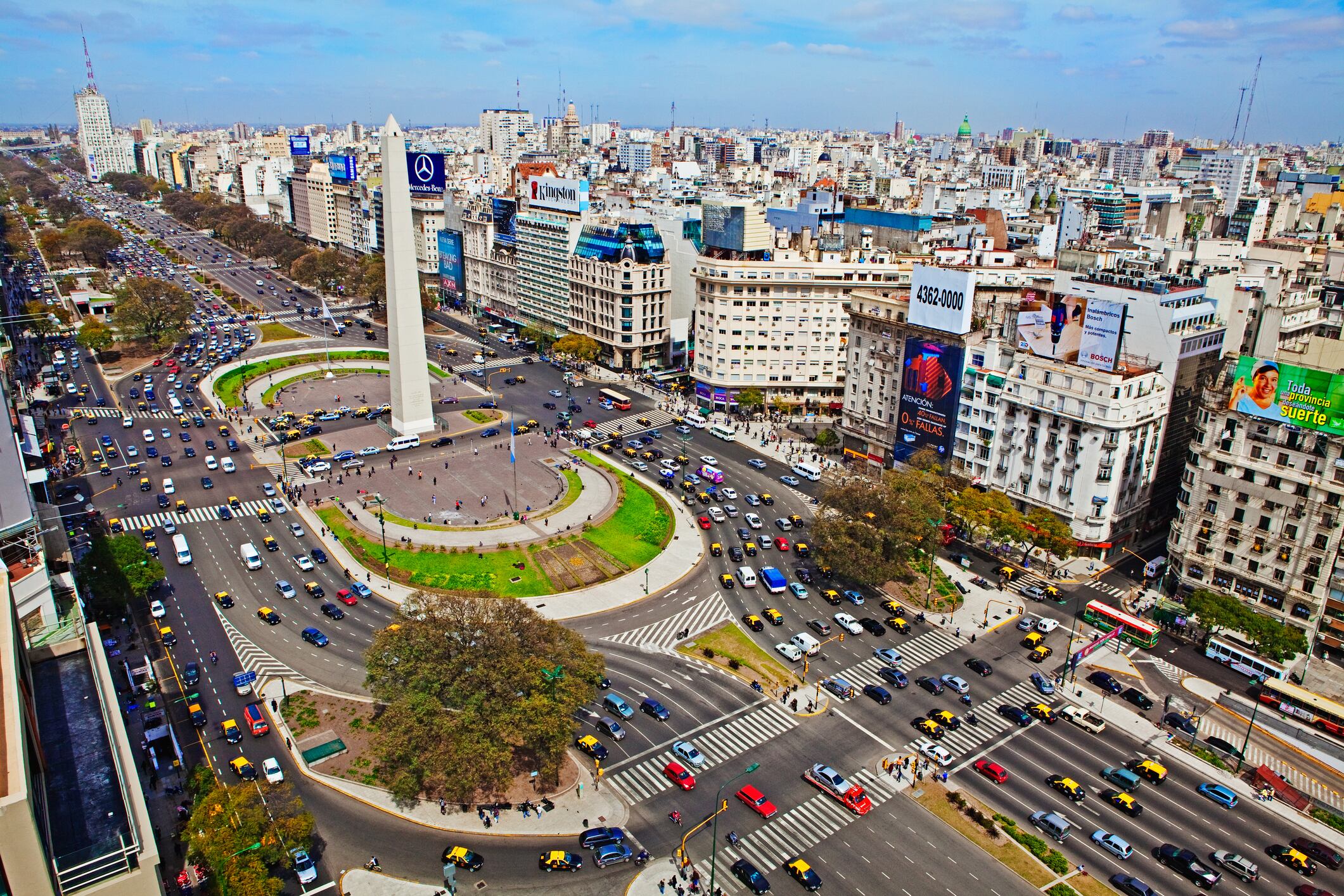 Avenida 9 de Julio, buenos aires.