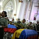 Exequias Policías en el Huila Foto Esteban Vega