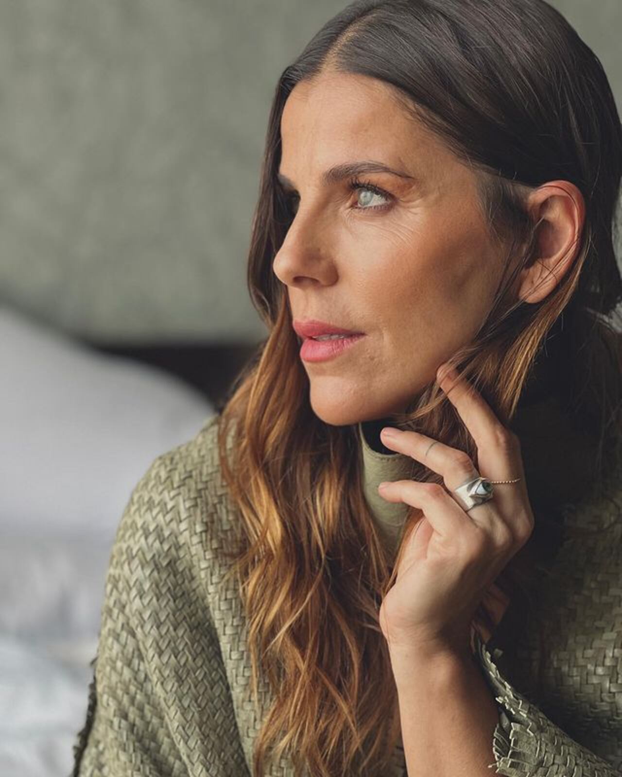 La actriz tiene 40 años y está orgullosa de sus arrugas