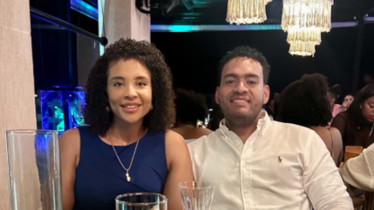 La gobernadora Nubia Carolina Córdoba y Jhovanny Arias, su novio.