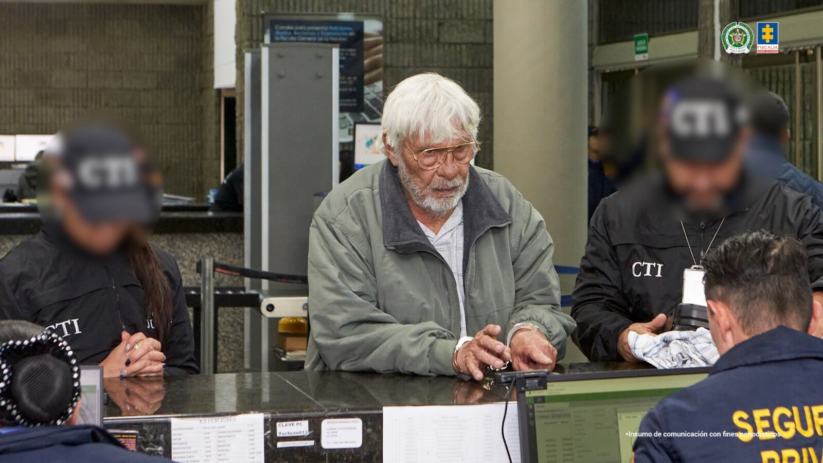 Ciudadano colombiano requerido con fines de extradición por Estados
Unidos por cargos relacionados con agresión sexual a una menor.
