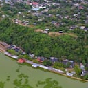 Desde helicóptero realizan monitoreo constante de los sectores afectados por inundaciones en Atlántico,